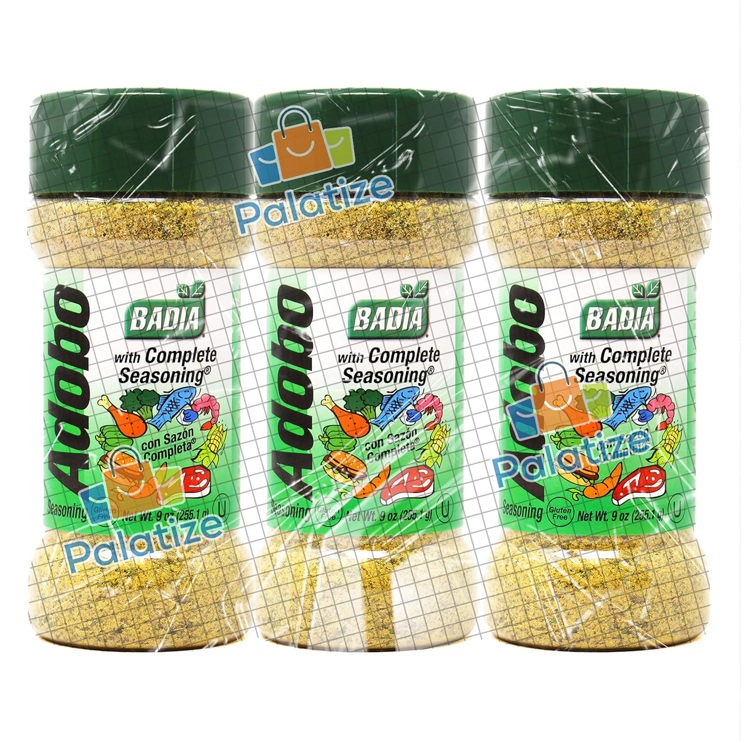 Badia Adobo with Complete Seasoning, 9 oz - Palatize Pack of 3
