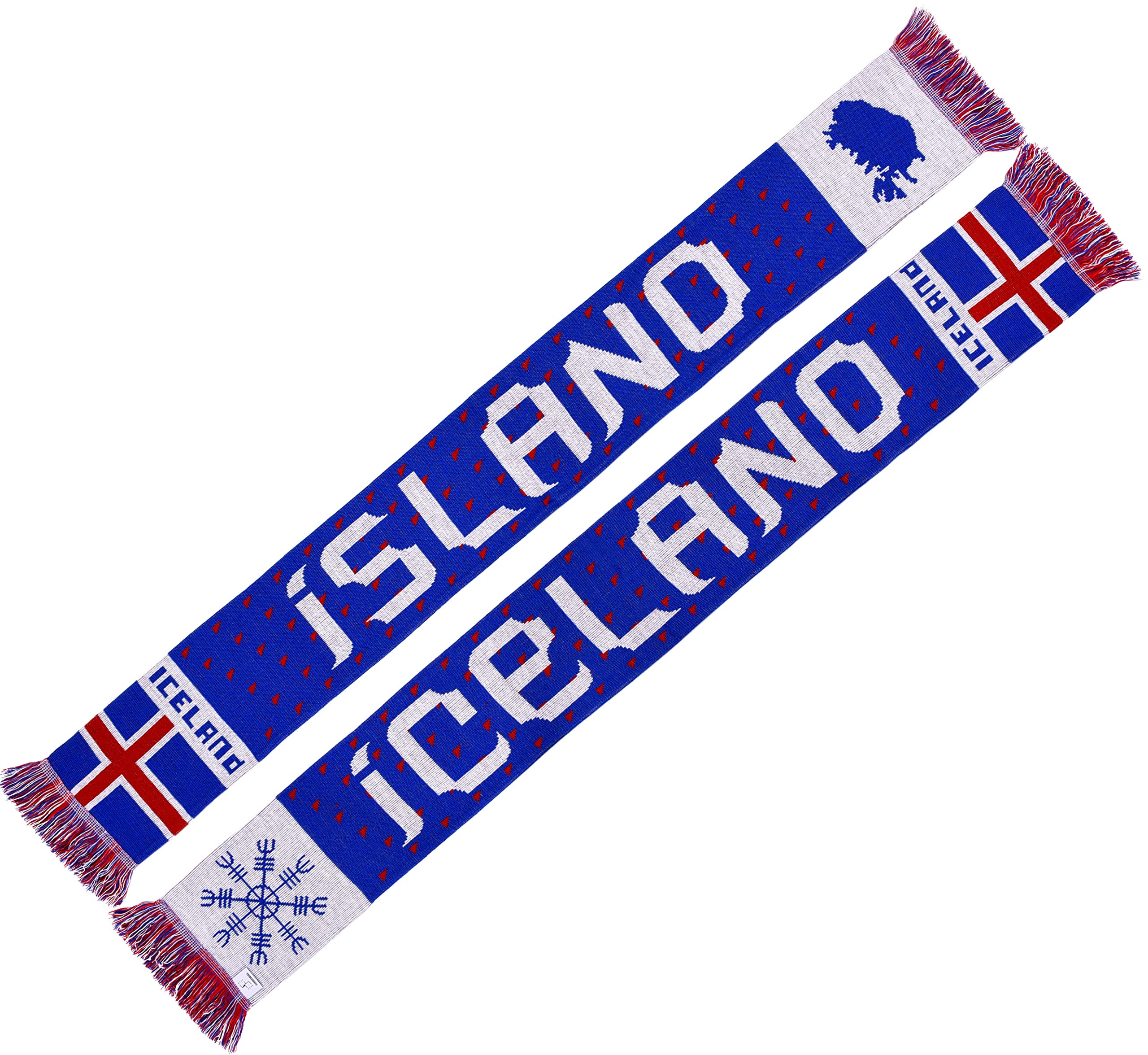 Iceland Island Soccer Strickschal