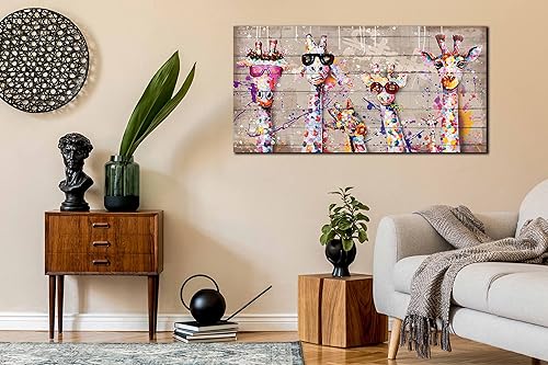 Miniatura 170 de JKWALL77 Arte de pared de graffiti – Decoración de pared de arte abstracto grande – Arte de pared en lienzo para sala de estar, listo para colgar