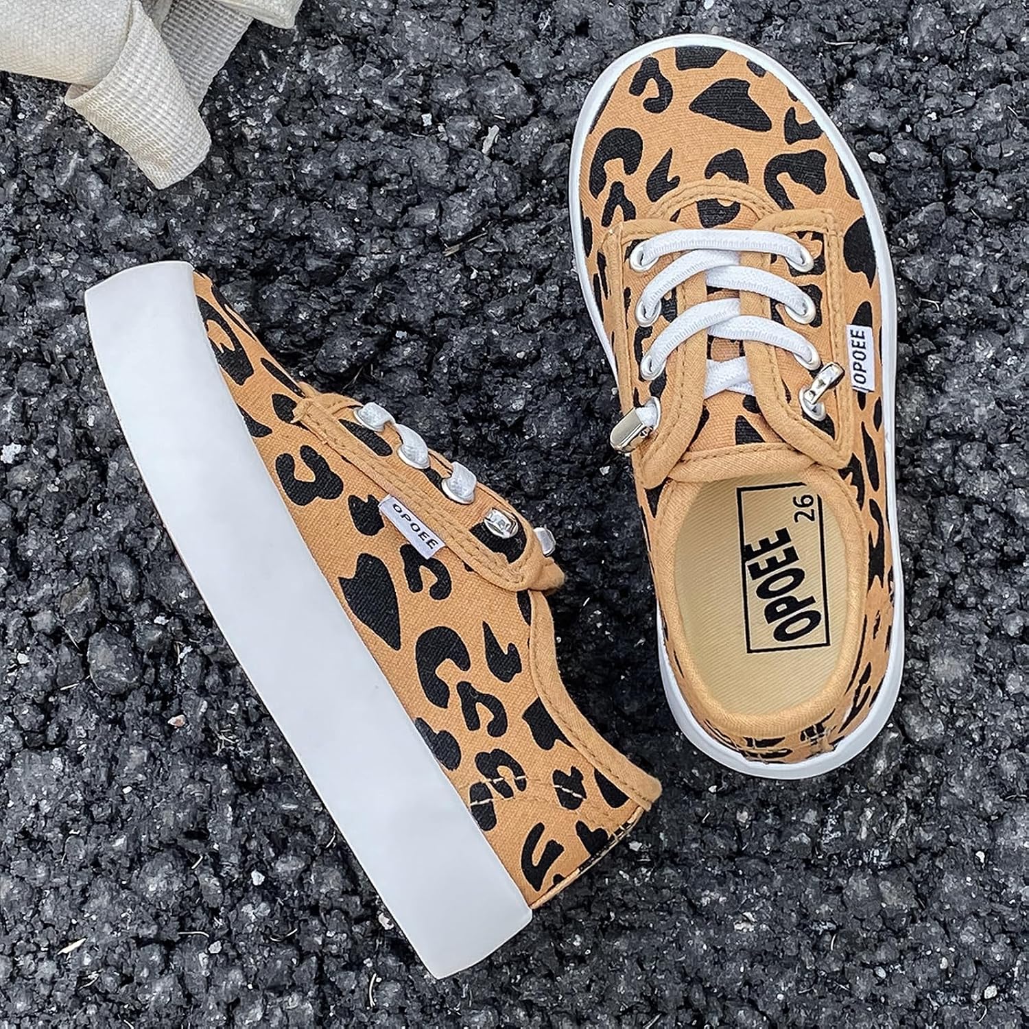 Children's Canvas Shoes White Boy Low Cut Slip-On Sneakers | Low Cut Canvas, Wide Fitting, Lazy Skateboard Shoes, Toddler Sneakers