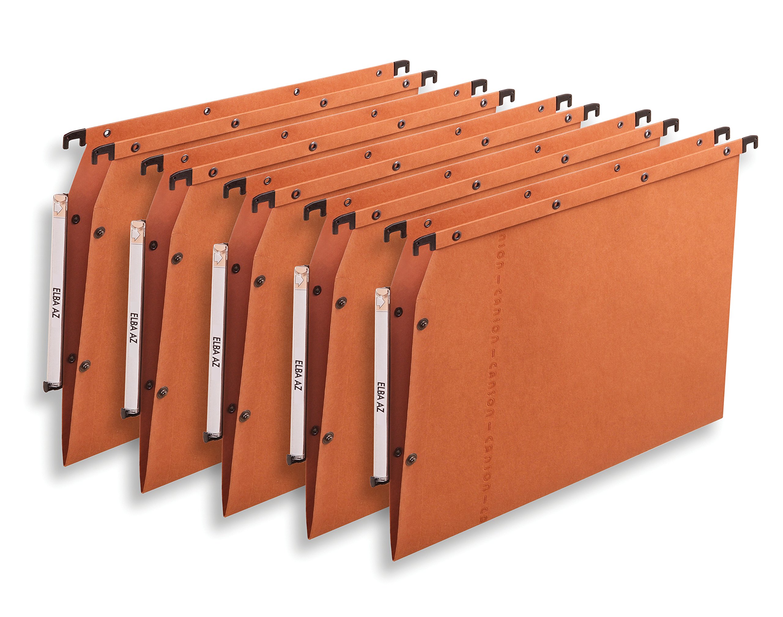 Elba 100330473 - Cartelle Sospese per Armadio Fondo V, 32.5 x 27.5 cm, Arancione
