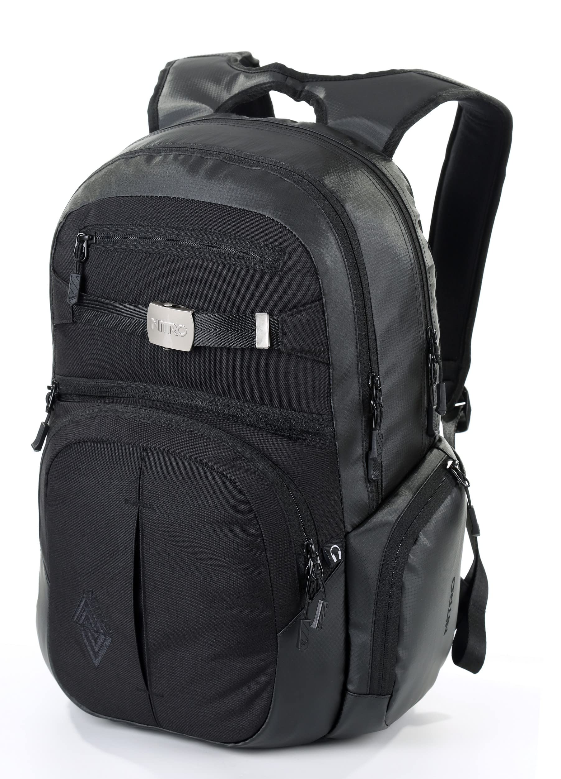 Nitro Unisex Hero Pack Backpack (Pack of 1), Tough black, 37L, Hero