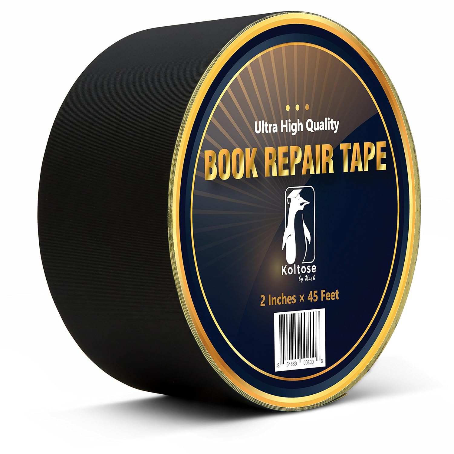 Bookbinding Tape, Black Cloth Book Repair Tape for Bookbinders, 2
