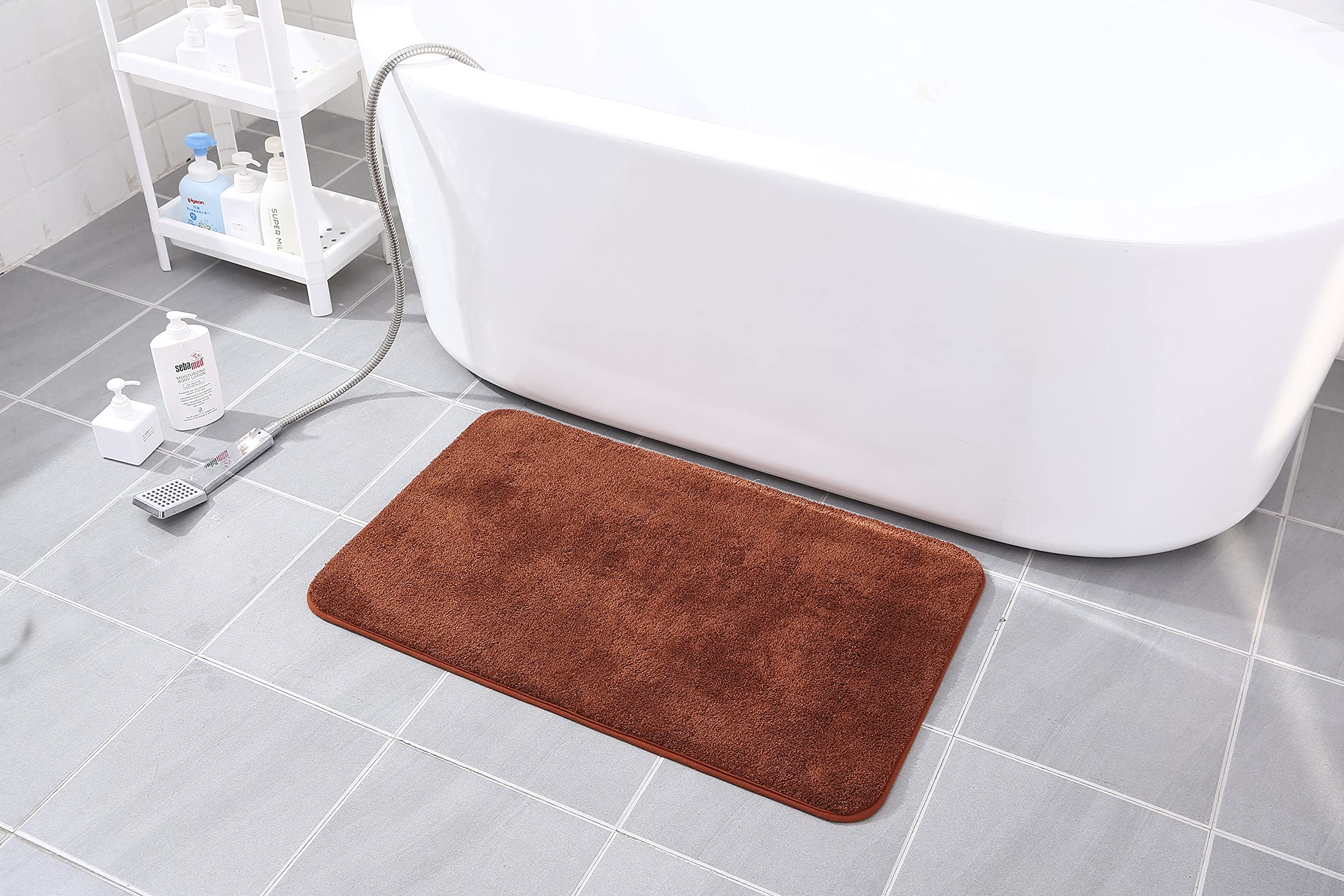 Fußmatte Für Innen – Robust, Rutschfest & Saugstark, 45 X 70 Cm, Braun, Aus Polyester, Maschinenwaschbar