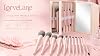Set de brochas de maquillaje profesional 12 piezas color rosa con estuche | Herramientas de maquillaje para rostro y ojos para base, corrector, rubor, sombra y polvo, ideal para principiantes y profesionales, regalo de maquillaje 8