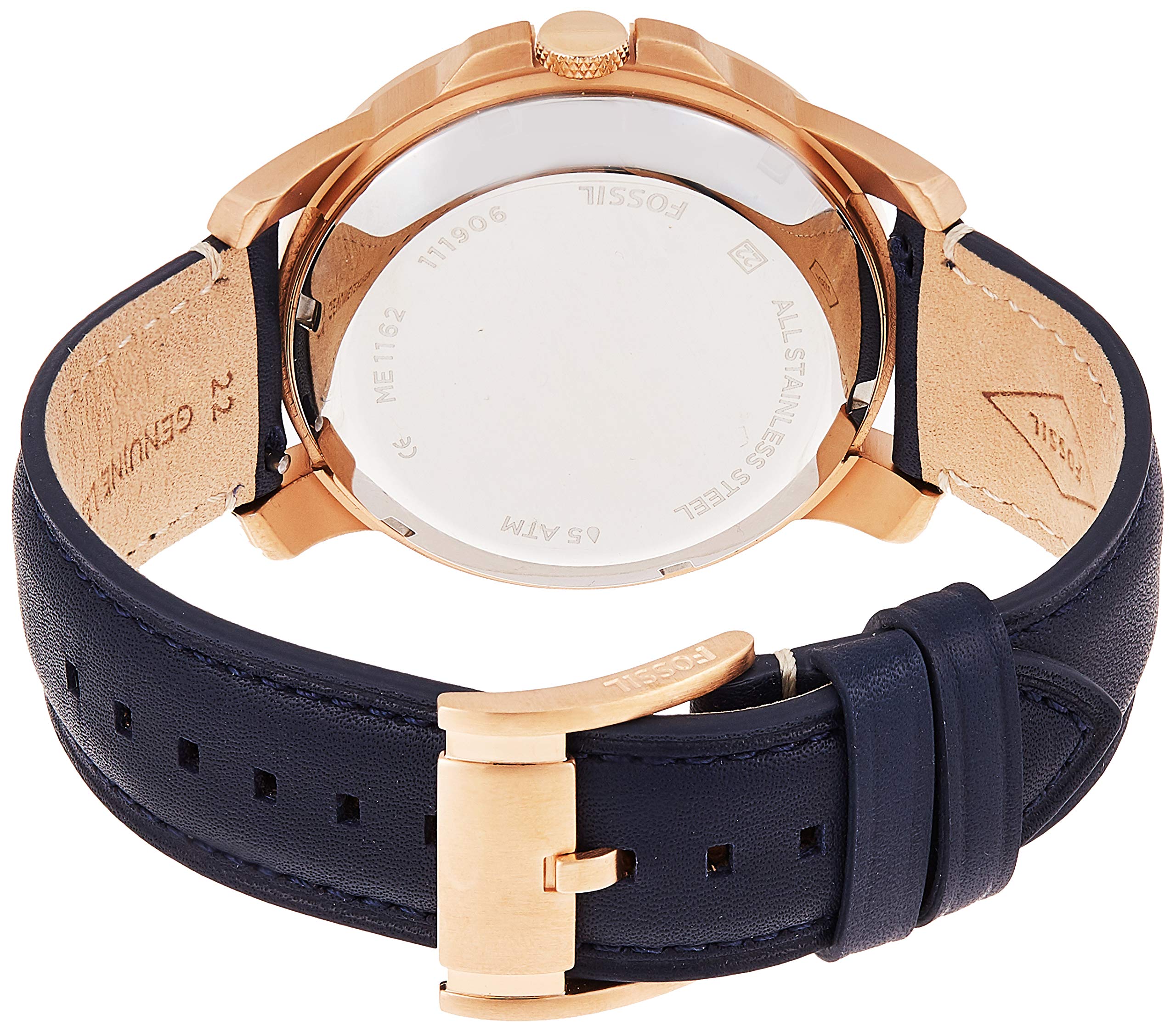 Fossil Analog Blue Dial Men