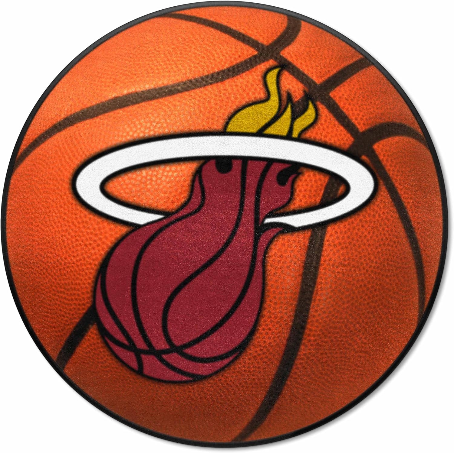 FANMATS 9316 Miami Heat Ulti-Mat Rug - 5ft. x 8ft. | Sports Fan Area Rug, Home Decor Rug and Tailgating Mat