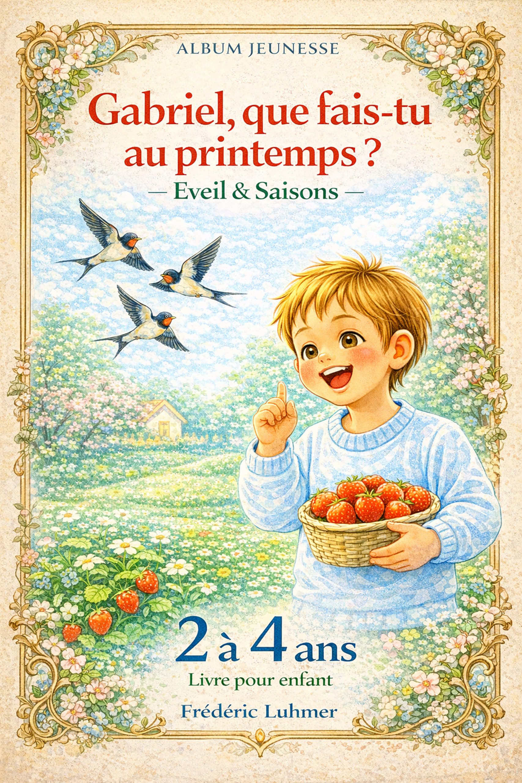 Livre pour enfant de 2 3 4 ans - Eveil et saisons Album jeunesse - Gabriel que fais-tu au printemps ? (Livre pour enfant de 2 3 4 5 6 ans - Je découvre en maternelle ou à la crèche)