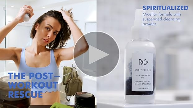 Amazon.com: R+Co Spiritualized Dry Shampoo Mist | Micellar Cleanse