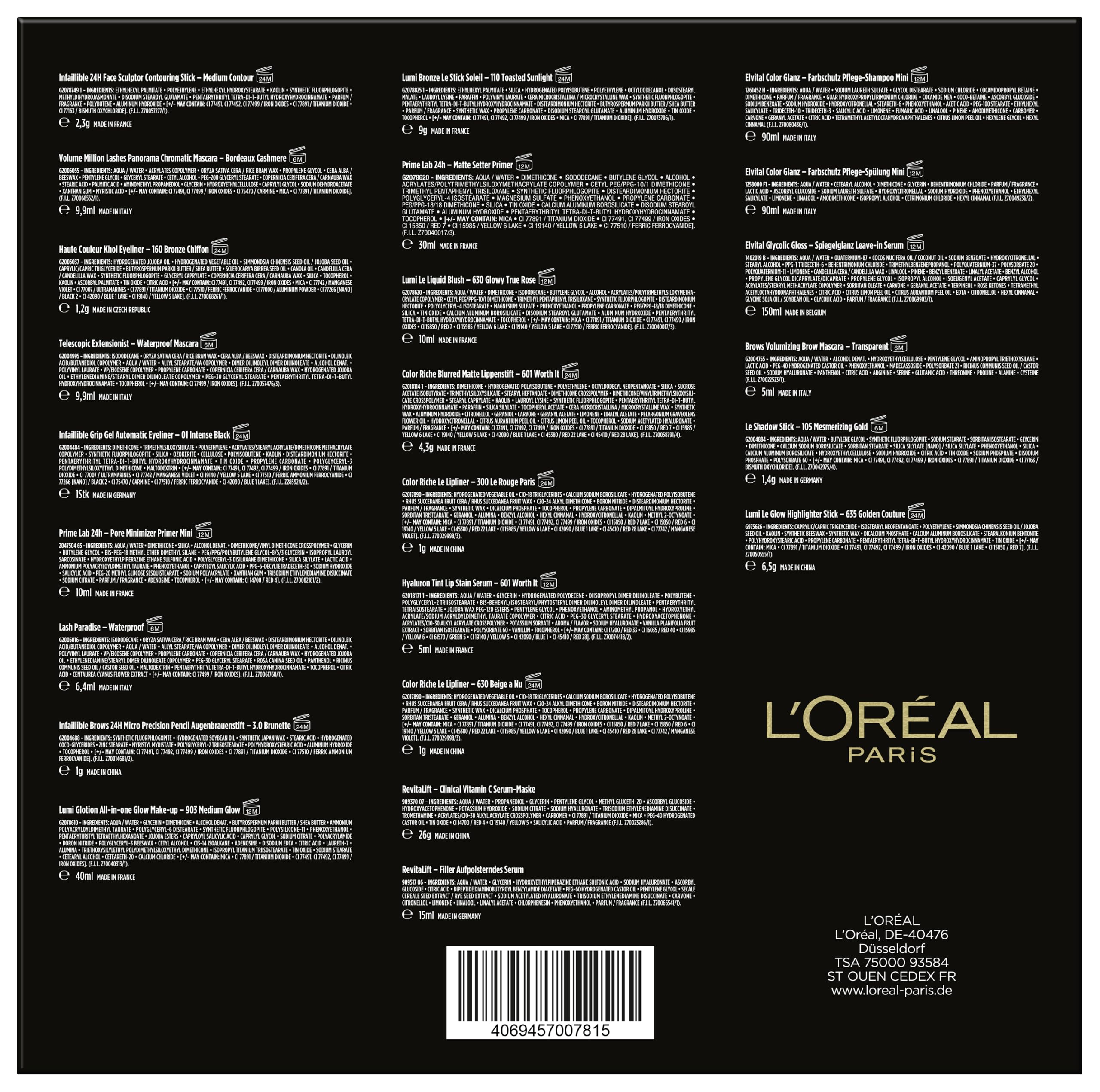 L'Oréal Paris Beauty Calendario dell'Avvento 2026, 24 prodotti di bellezza