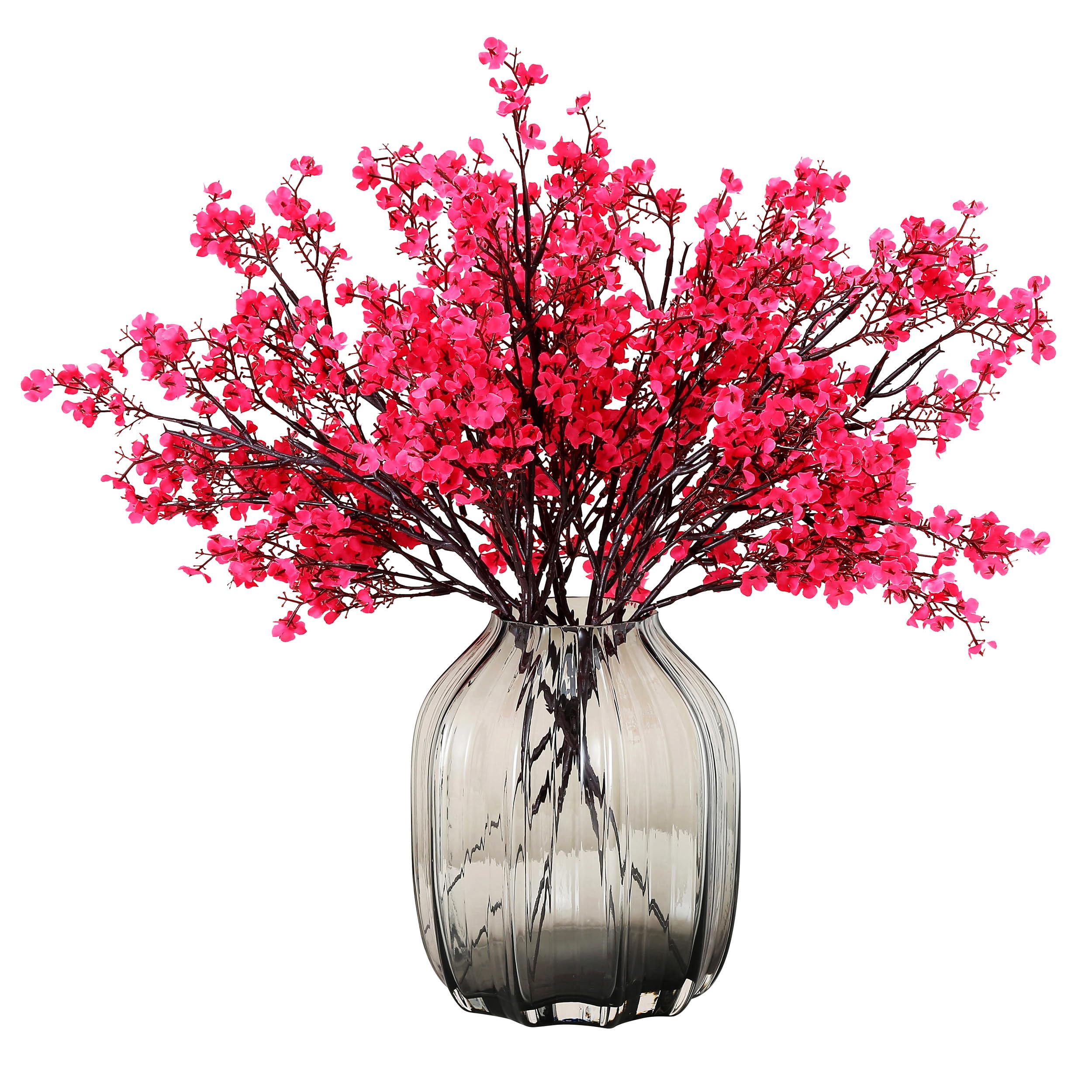 JAKY-Global 9pcs Babys Breath Artificial Flowers Gypsophila Bouquet Bulk Fake Spring Silk Small Flowers Real Touch Faux Floral for Home Bedroom