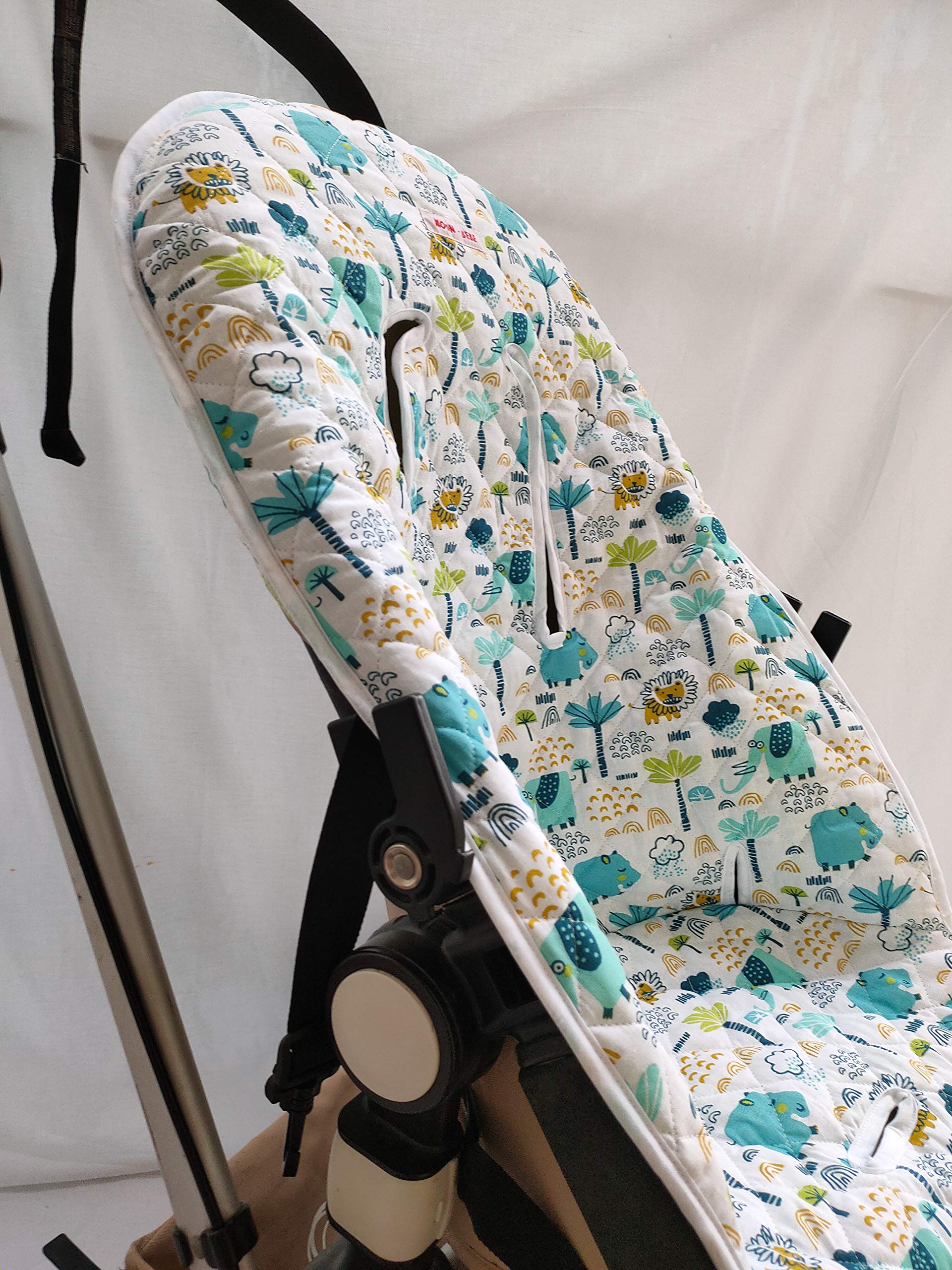 moon-bebe Quilted Case for Bugaboo Cameleon 2 Y 3 (White) - Image 3