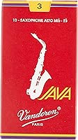 Vista 3 de Vandoren SR263R Saxo Alto Java Red Cañas Strength 3 con Vandoren SR213 Saxo Alto Cañas Tradicionales Strength 3