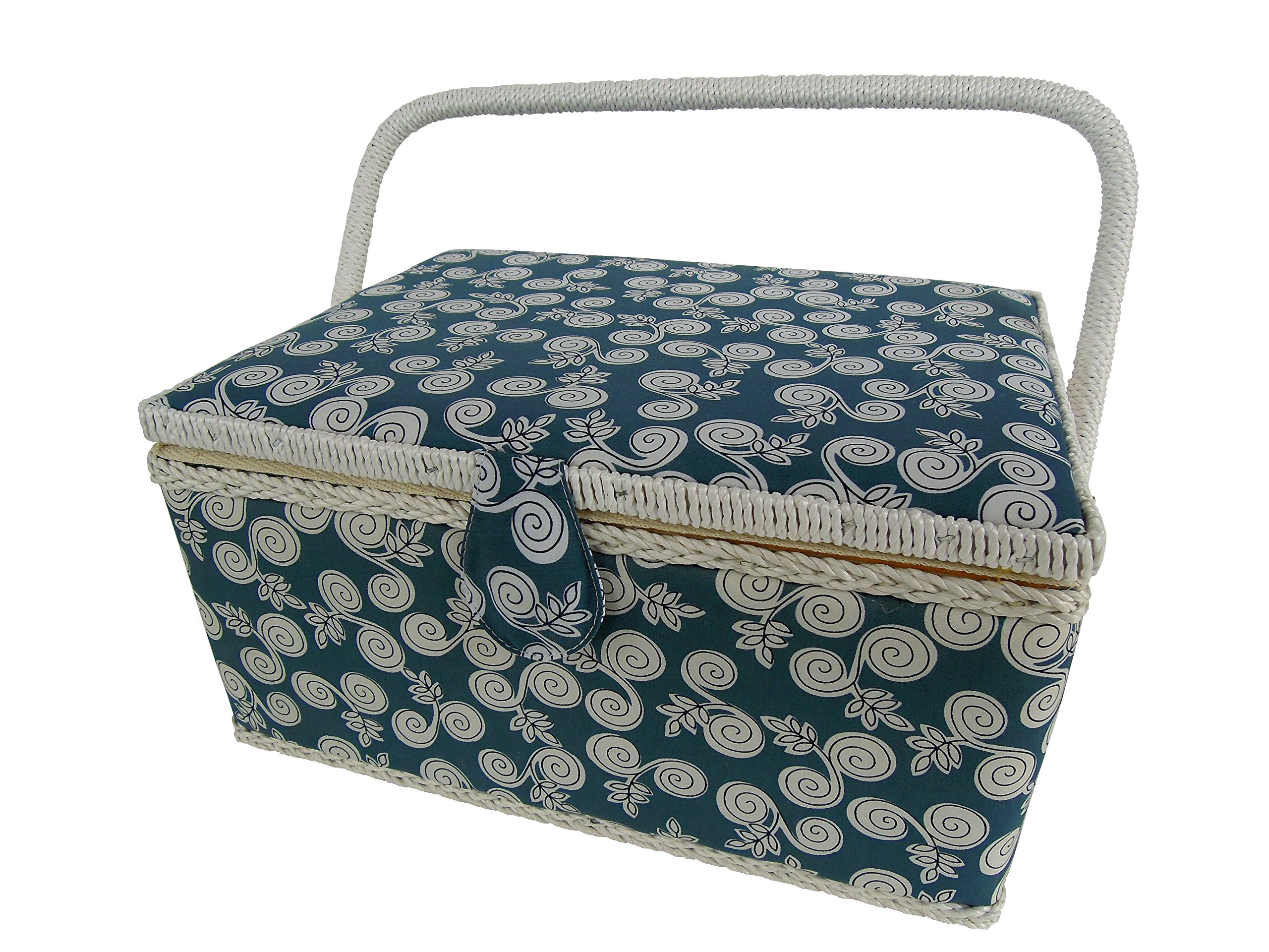 Boîte à couture bois et tissu pour organiser vos loisirs créatifs avec Kleiber Co. 91906