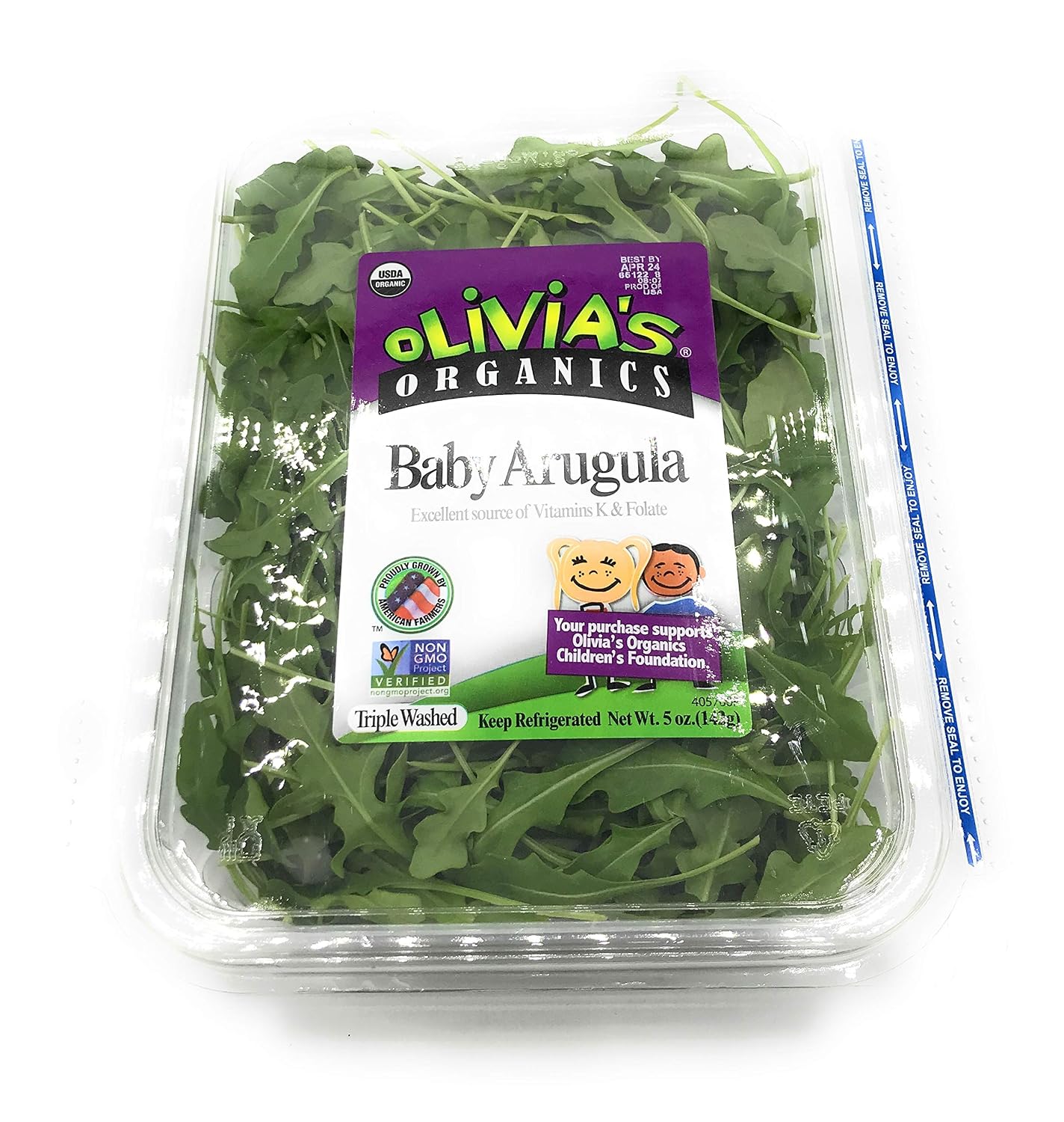 OLIVIAS ORGANICS Organic Baby Arugula Salad, 5 OZ