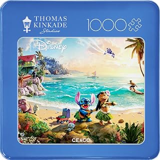 Buffalo Games Thomas Kinkade Disney Lilo and Stitch 1000 Piece Puzzle