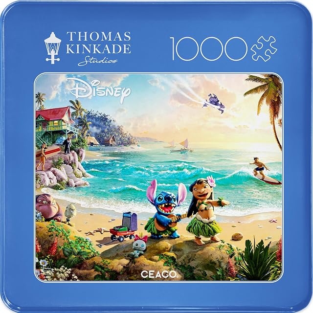 Buffalo Games Thomas Kinkade Disney Lilo and Stitch 1000 Piece Puzzle