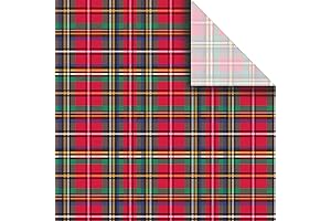 Jillson & Roberts Christmas Plaid Tissue Paper