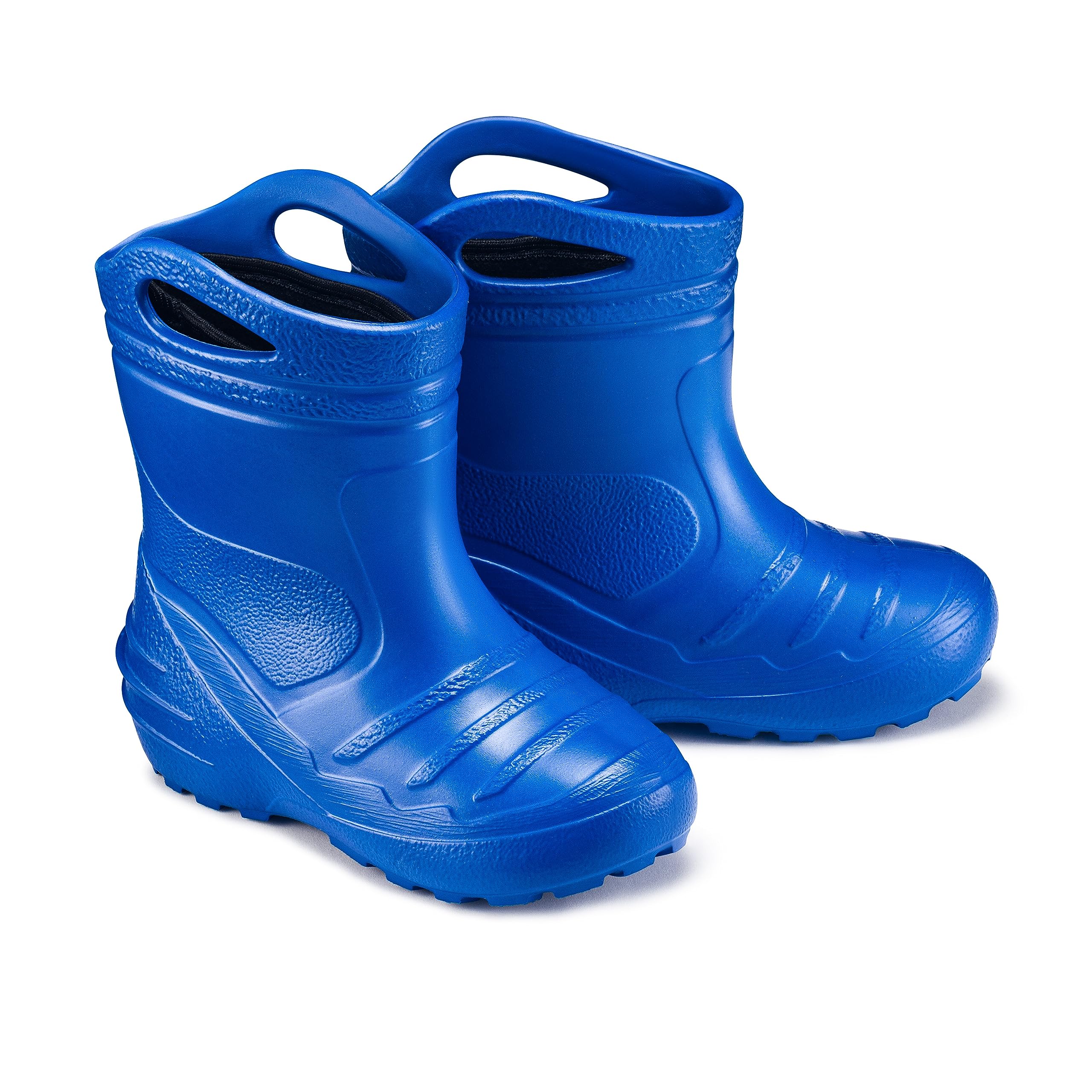 ESTRO Bottes de Pluie Fourrées pour Enfants - Chaussures Imperméables pour Fille et Garçon - Bottes en Caoutchouc K050