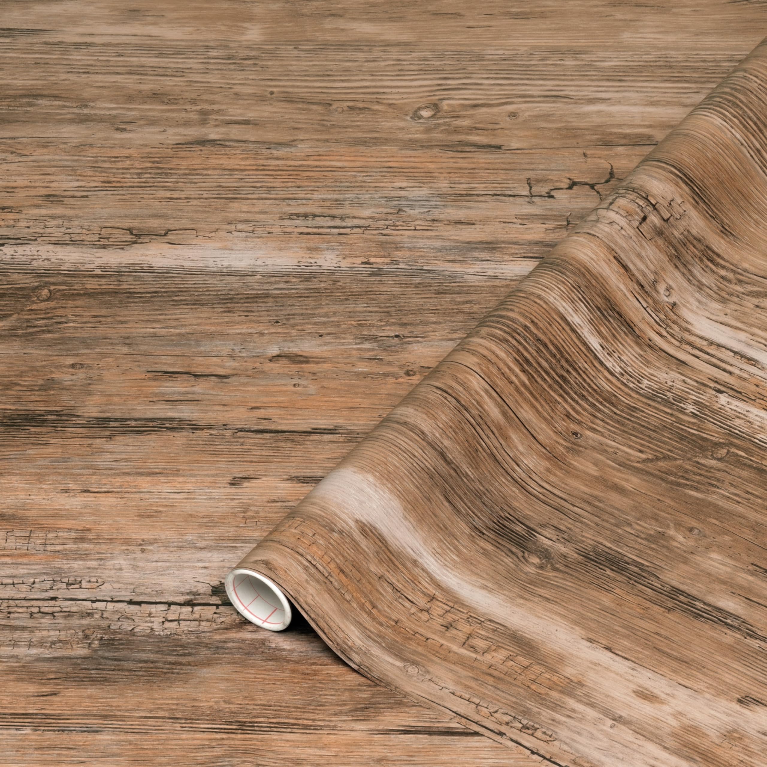 d-c-fix vinyl wrap Rustic wood effect 45 cm x 2 m - sticky back plastic roll for furniture, kitchen & cupboards - contact paper sticker self adhesive film