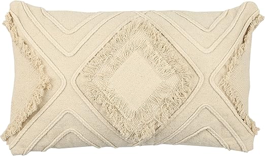 Boho Design, Dekokissen handgewebt aus Baumwolle,50x30cm