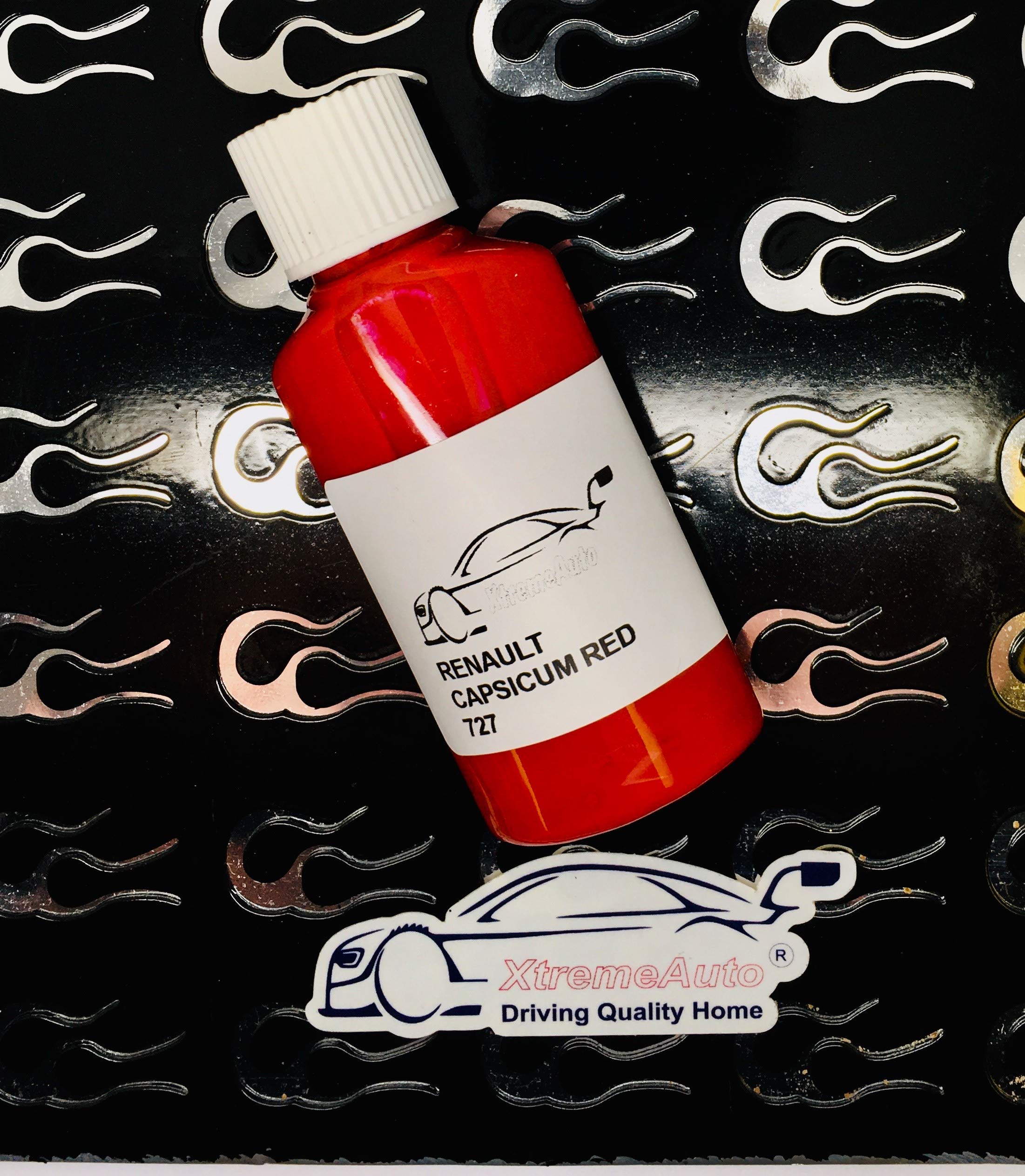 Xtremeauto Touch Up Capsicum Red 727 Paint Repair Kit Scratch Chip Brush (Touch Up) 30Ml