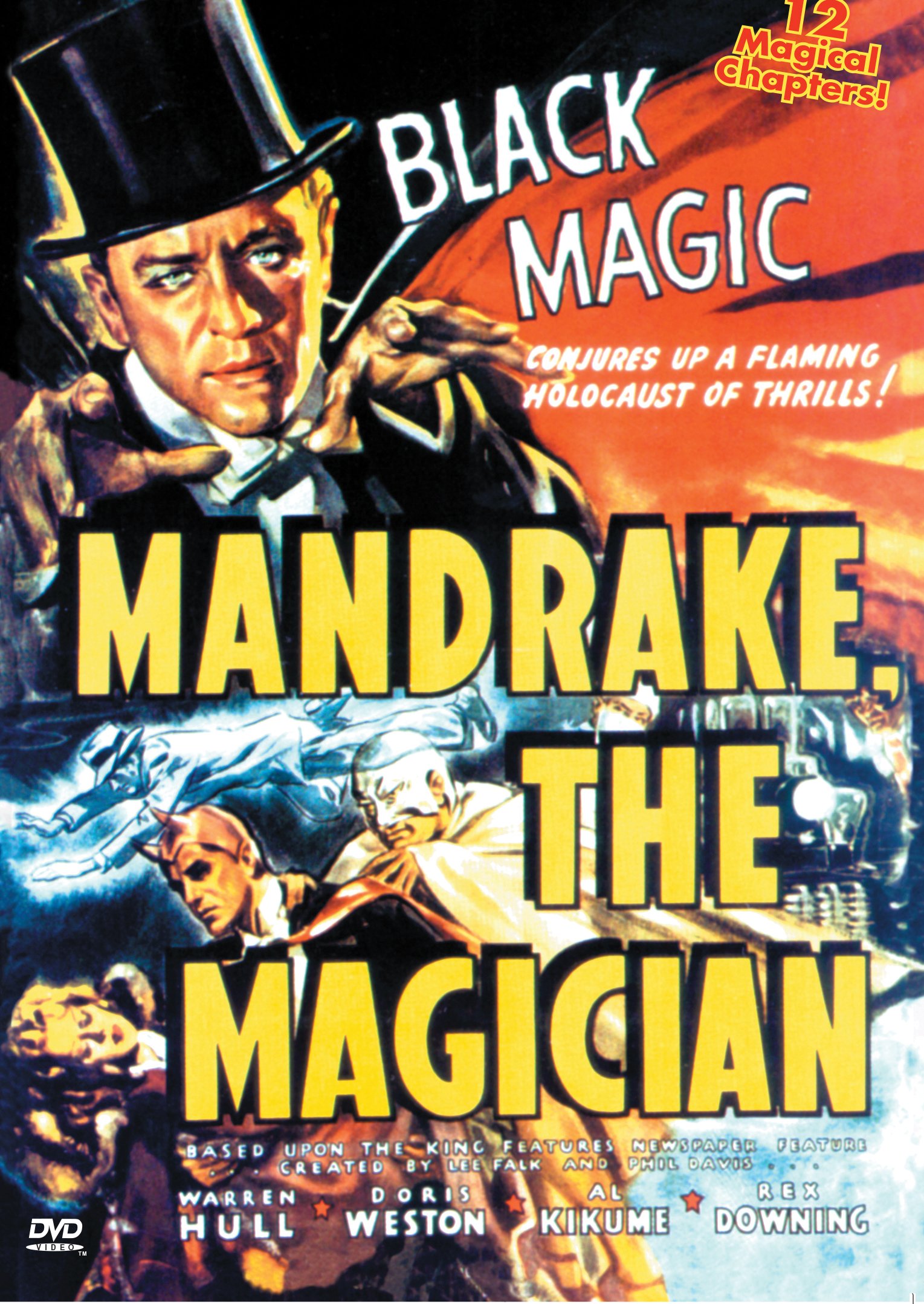 Mandrake the Magician DVD serie clásica de misterio e ilusionismo importada de UK
