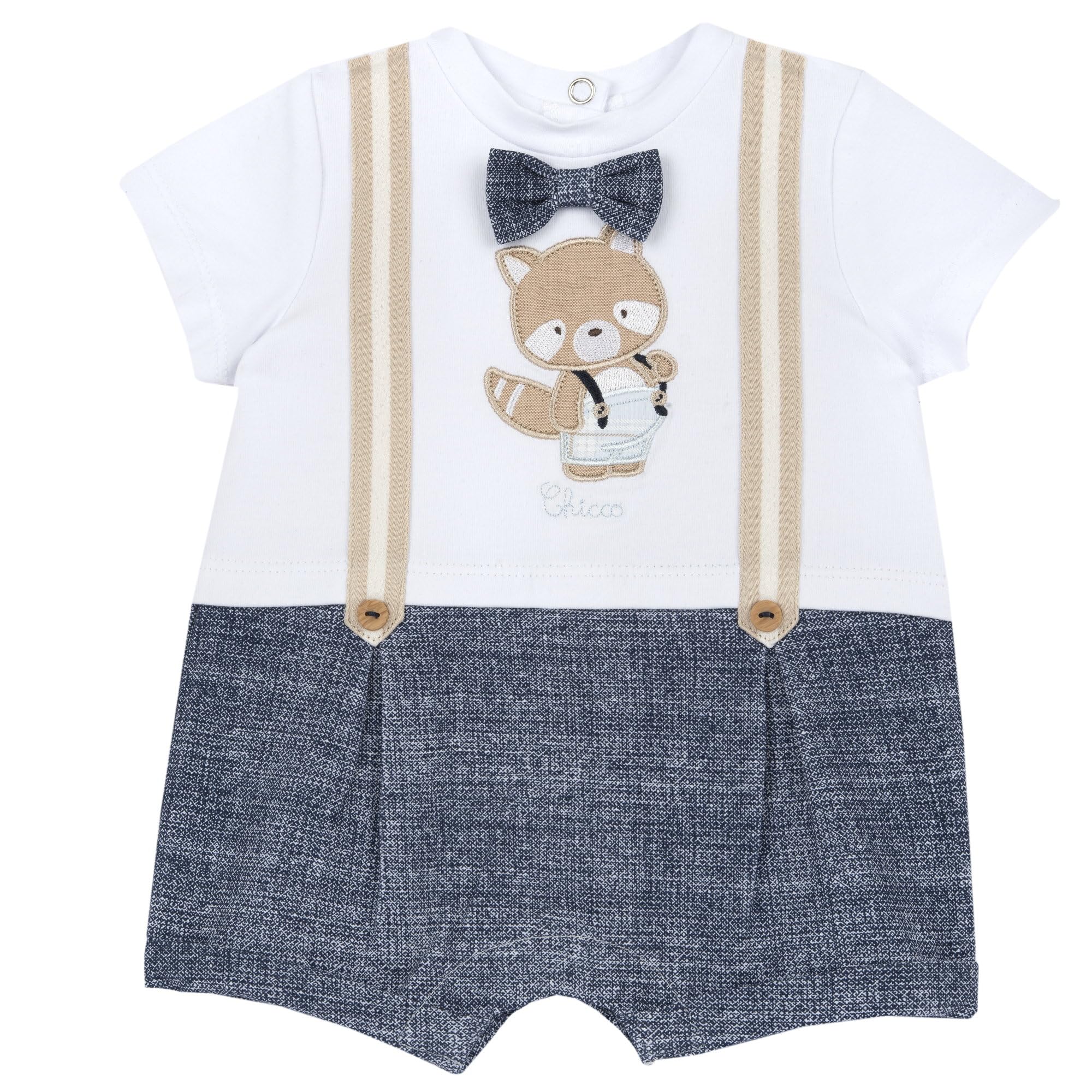 Chicco, Tutina Neonato, Pagliaccetto Neonato con Comoda Apertura con Bottoncini, in Morbido Cotone, Lavabile in Lavatrice, Abbigliamento Neonato 0-24 Mesi, Designed in Italy