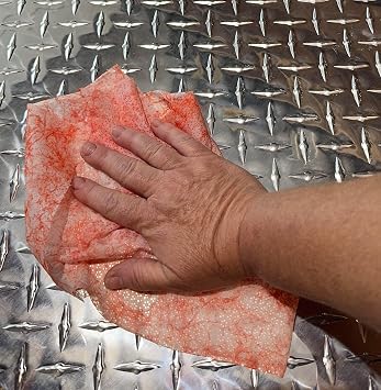 Heavy Duty Hand Cleaning Wipe, 10 x 12 Industrial Cleaning Wipes 75 Count Hand & Tool Wipes Dual-Textured Multi-Surface Cleaning Wipes- 6 Canisters