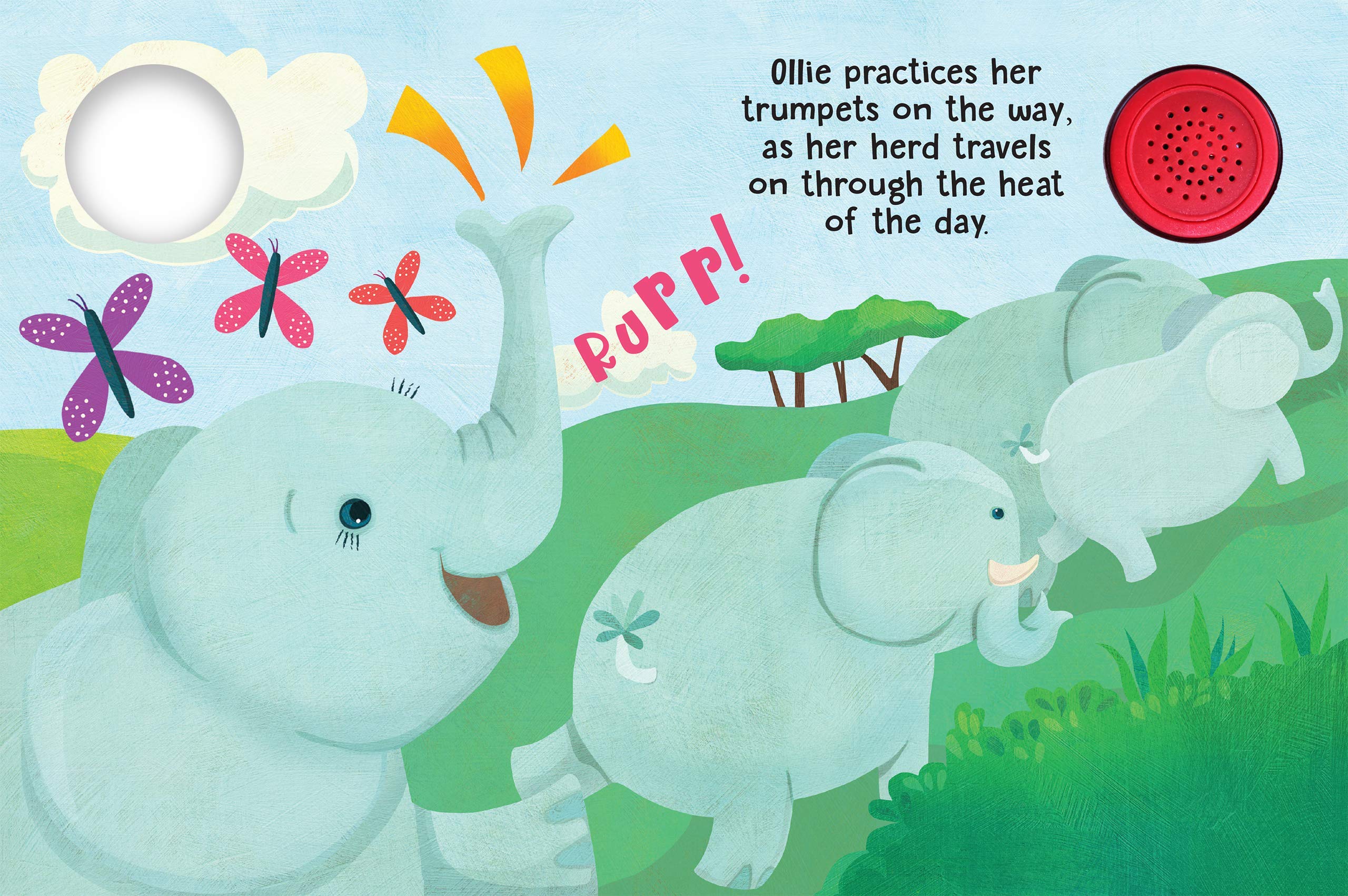 Ollie the Elephant - Sound Book - Novelty Book - Interactive Children's Board Book