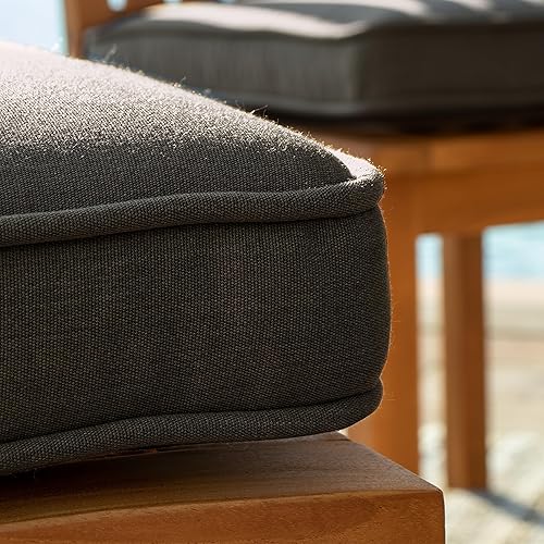 Miniatura 9 de Arden Selections Oasis - Cojín para asiento de exterior, 19 x 19, gris pizarra