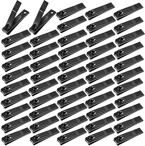 Miniatura 9 de AVERZELLA Cortaúñas grandes de 60 unidades, paquete mixto de cortaúñas rectas y curvas, agarre antideslizante, cortaúñas grandes para uñas gruesas,