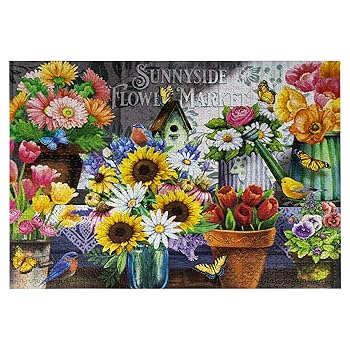 Amazon | Crown Point Graphics Sunnyside Flower Market