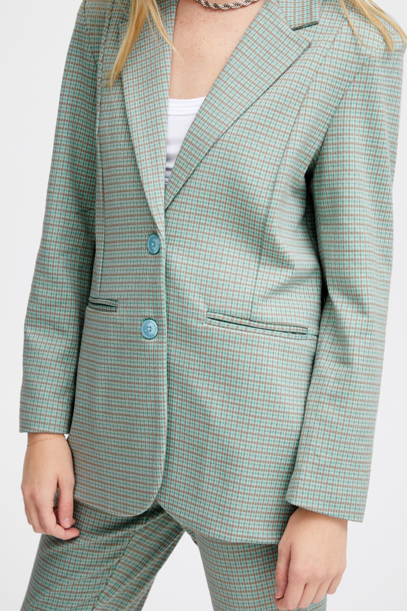ICHI IHKATE Cameleon Oversize BL Damen Blazer Jackenblazer 70% Polyester, 28% Viskose, 2% Elasthan Loose fit