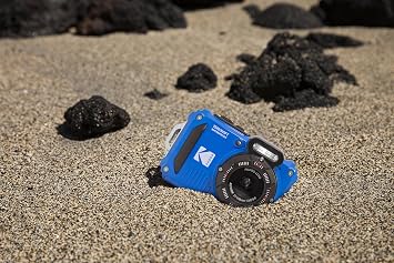 KODAK PIXPRO WPZ2 15M Waterproof Camera - 16MP, 4x Optical Zoom, 1080P Full HD Video (Blue)