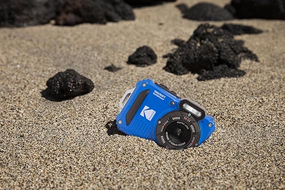 KODAK PIXPRO WPZ2 15M Waterproof Camera - 16MP, 4x Optical Zoom, 1080P Full HD Video (Blue)