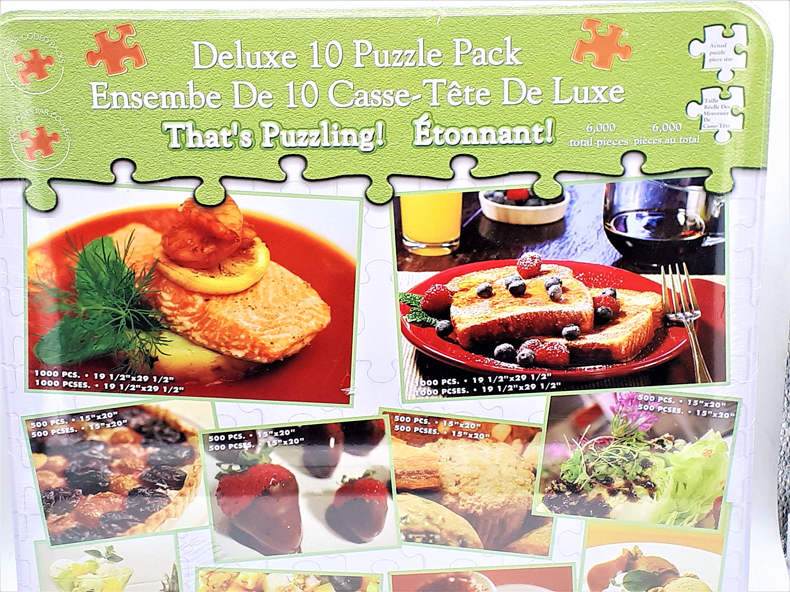 Deluxe 10 Puzzle Pack That's Puzzling! by Cardinal Industries