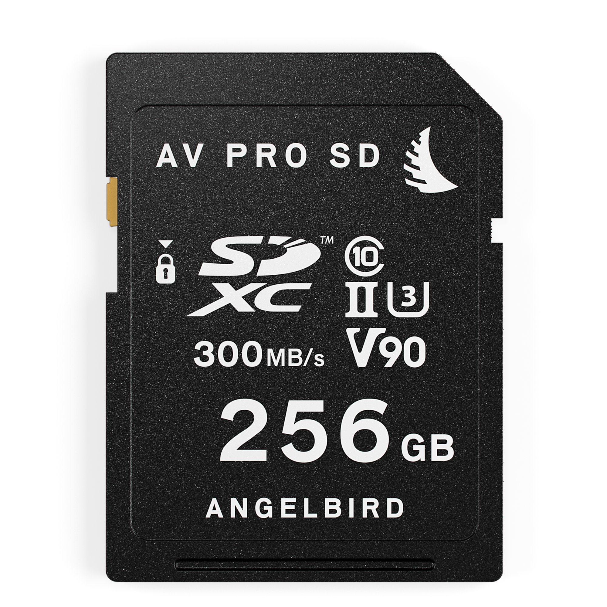 Angelbird AVP256SD - Scheda di memoria AV PRO SDXC da 256 GB [UHS-II, classe 10, standard U3 | fino a 300 MB/s in lettura e 260 MB/s in scrittura]