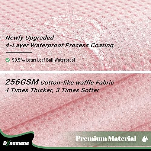 Vista 50 de Dynamene Cortina de ducha larga de tela negra – Cortinas de ducha de tela alta y resistente con textura de gofre, juego de cortina de baño de lujo