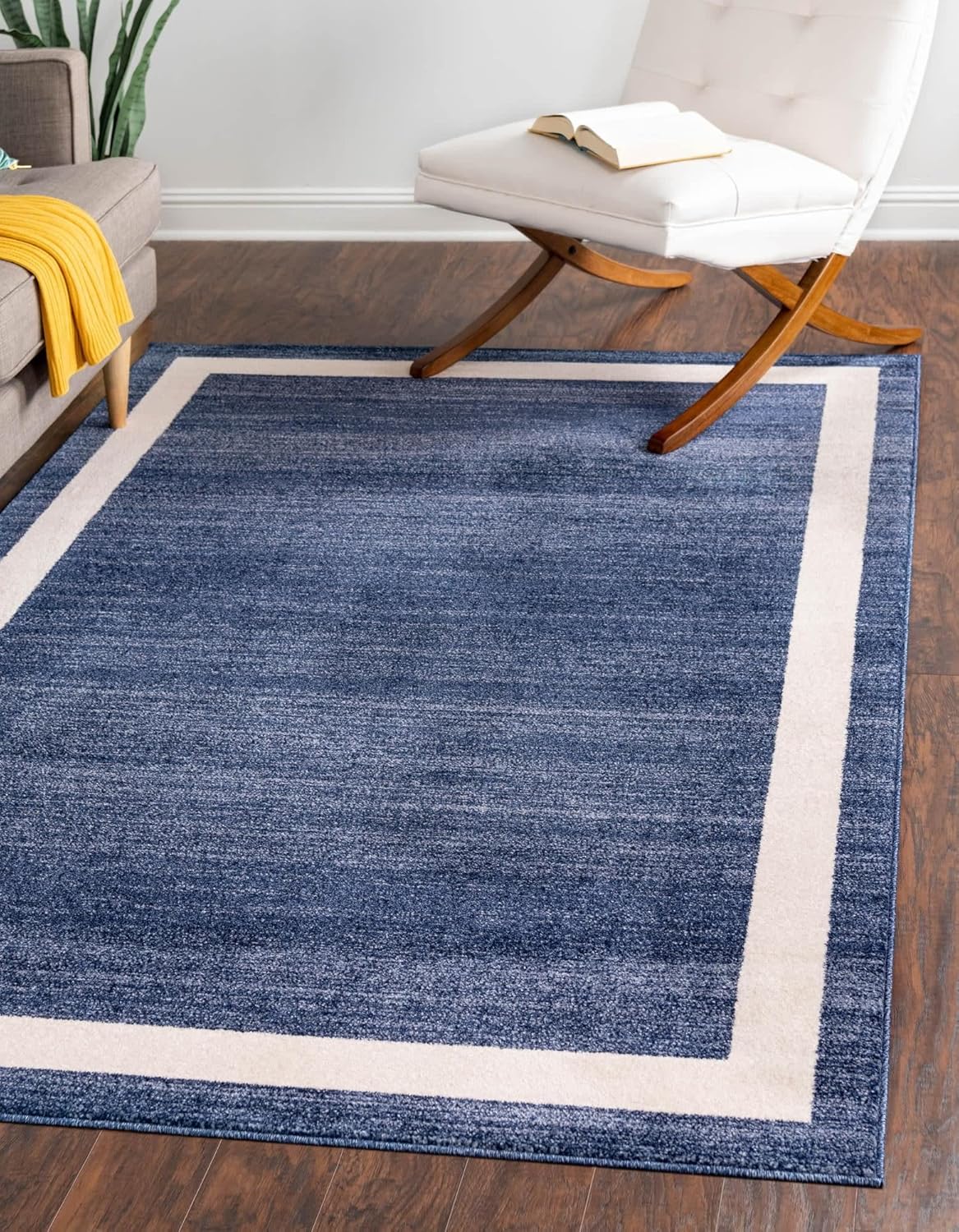 Unique Loom Del Mar Collection Area Rug Maria (6' 1" x 9