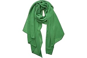 Versatile Bright Green Scarf: A Fashionable Statement