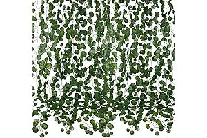 36 Pack 248 Feet Artificial Fake Hanging Vines Plant Faux Silk Green...