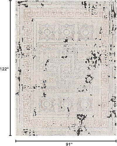 Miniatura 2 de Mark&Day - Alfombra Herblay Global de 8 x 10 pies, color camellobeige, alfombra gris rosa beige para sala de estar, dormitorio o cocina (7'7" x