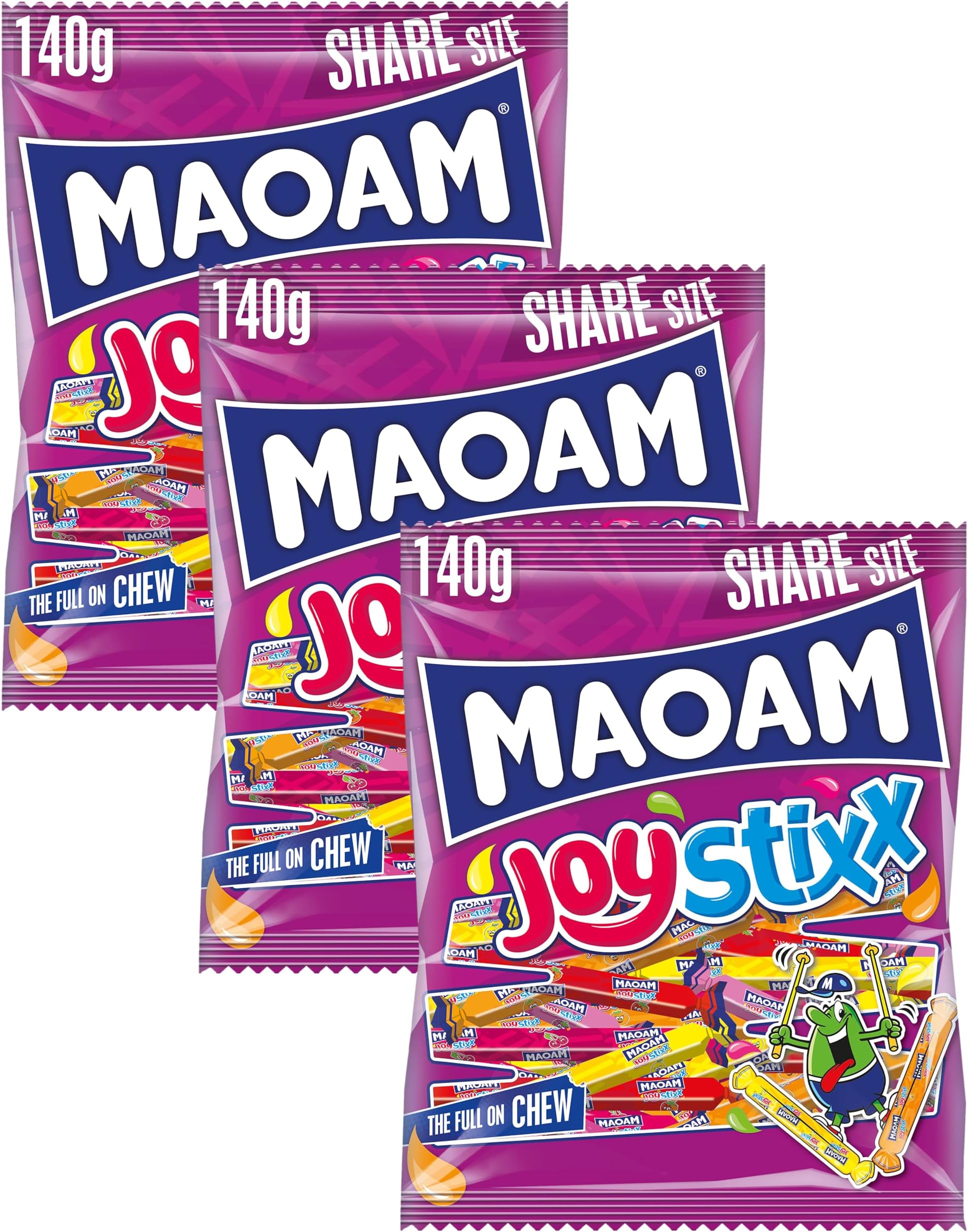 Haribo Maoam Joystixx (Pack of 3)