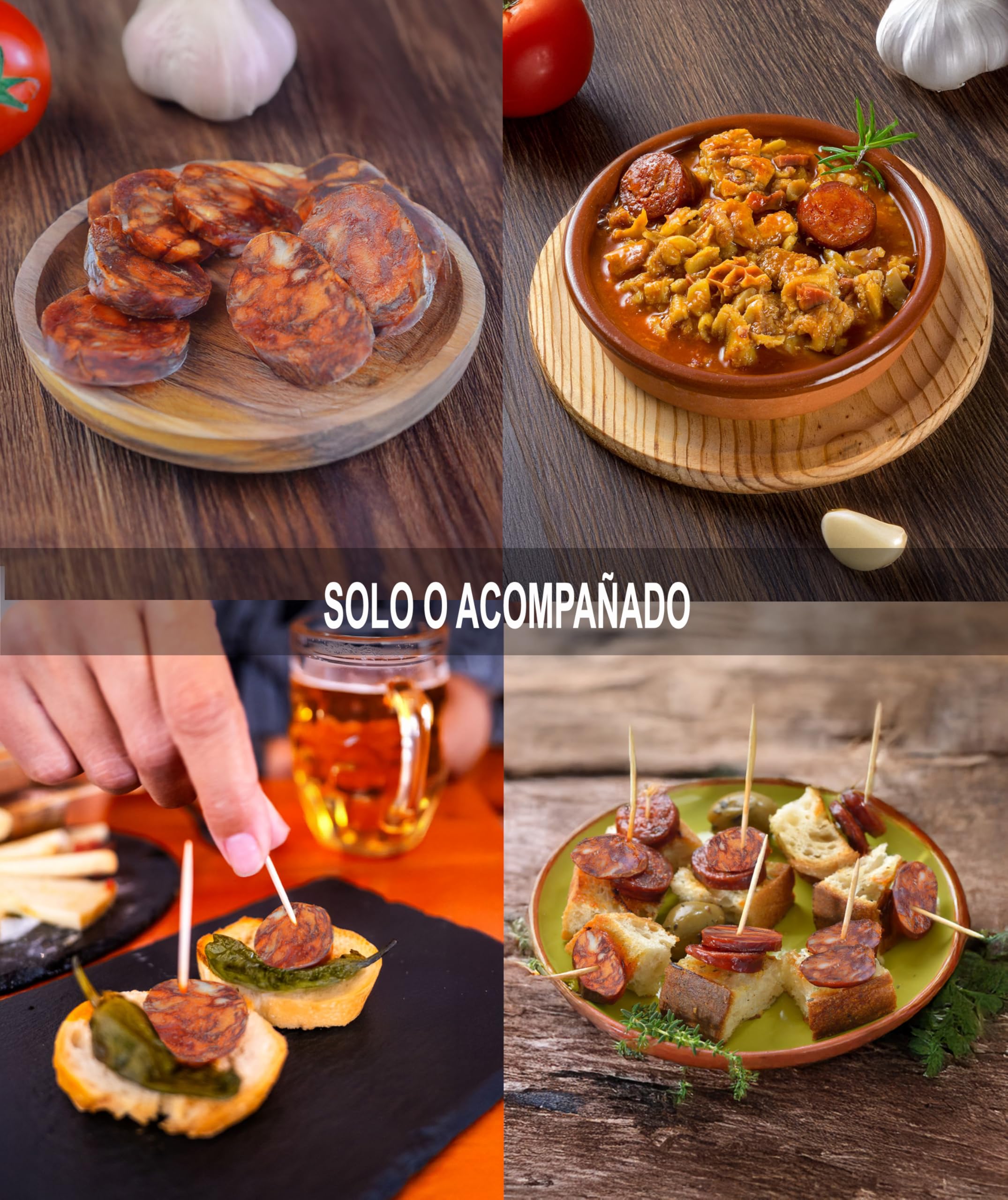 Chorizo Extra Ibérico Bellota 100% Natural Formato Herradura Curado Gourmet Sin Aditivos Artesanal Español Embutido Premium con Pimentón de La Vera Ideal Tapas Recetas Auténticas 200 gr