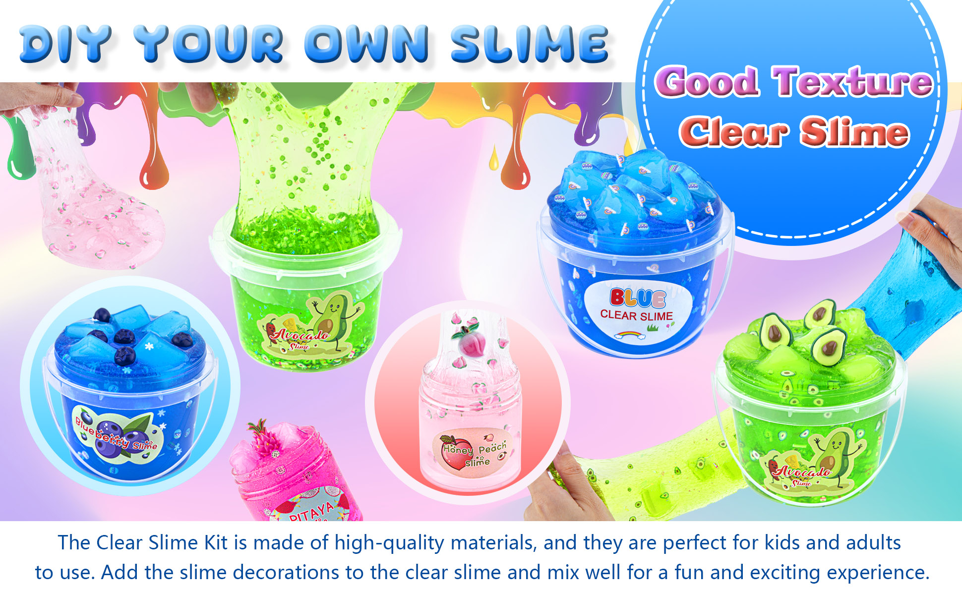 Slime Phosphorescent Grenouille Verte – Super Doux & Extensible – Jouet Sensoriel Qui Brille Dans Le Noir – Cadeau Enfant