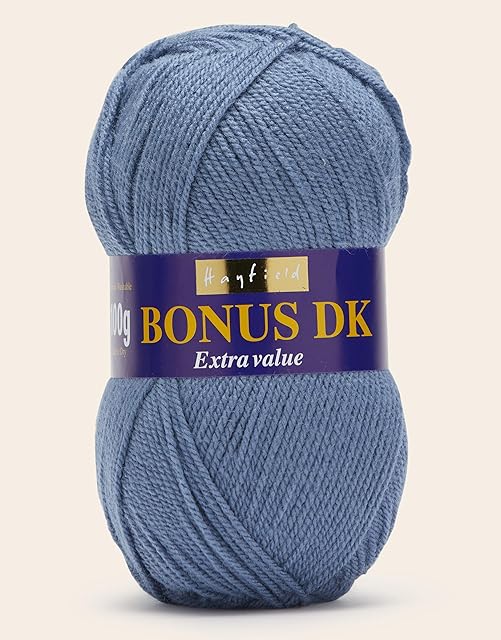 Sirdar Hayfield Bonus DK Double Knitting, Ocean Blue (609), 100g