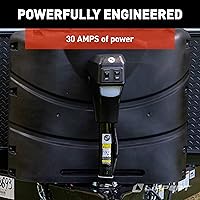 Vista 7 de Lippert Power Tongue Jack Electric Trailer A-Frame, 3,500 lbs. 18-Inch Stroke, 5.4-Inch Foot Pad, Durable Textured Casing, Emergency Manual Crank