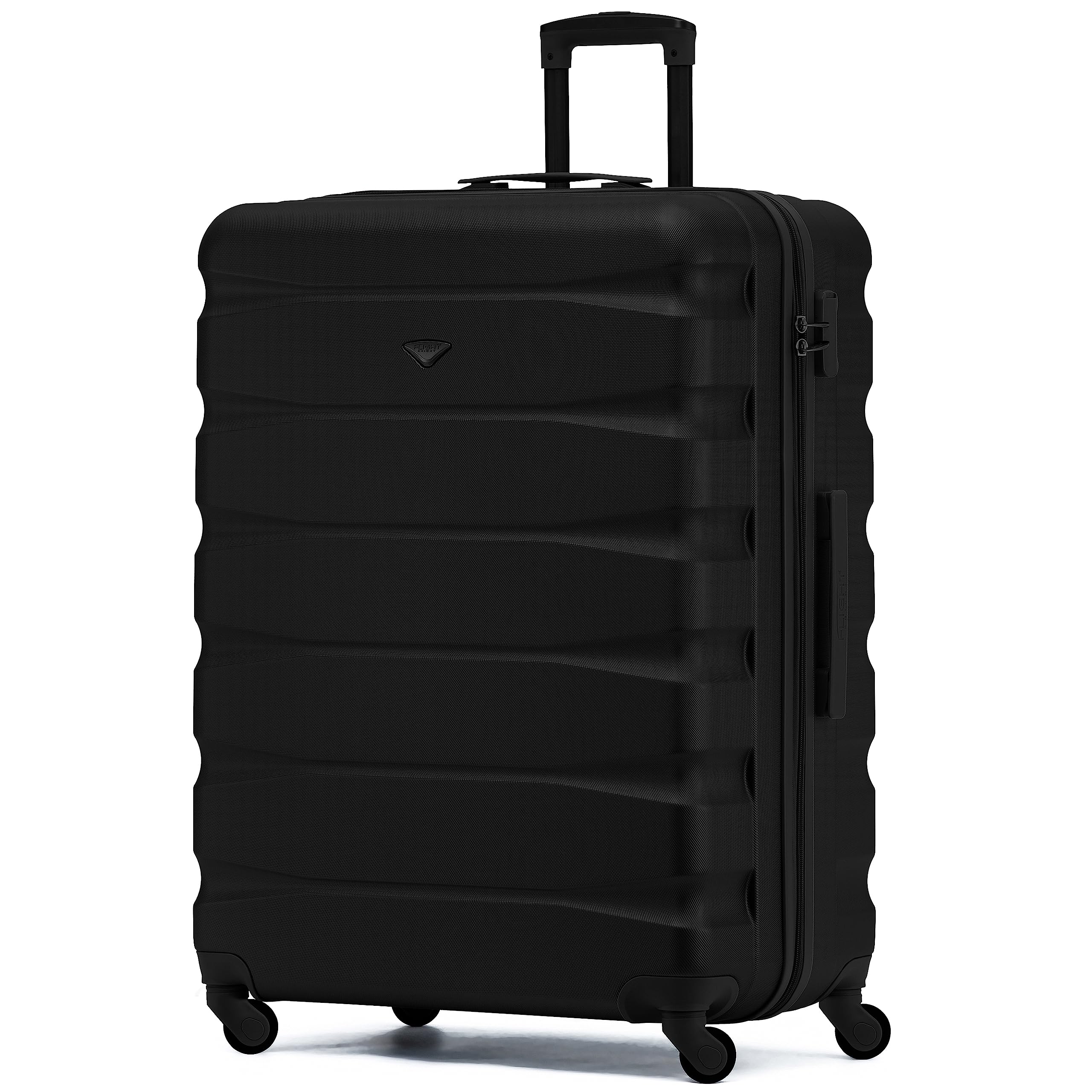 Lightweight 4 Wheel ABS Hard Case Extra Large Suitcase Approved for Over 100 Airlines Including easyJet, British Airways, Ryanair, Jet2, Emirates & Many More - Check-in Large Size 29"