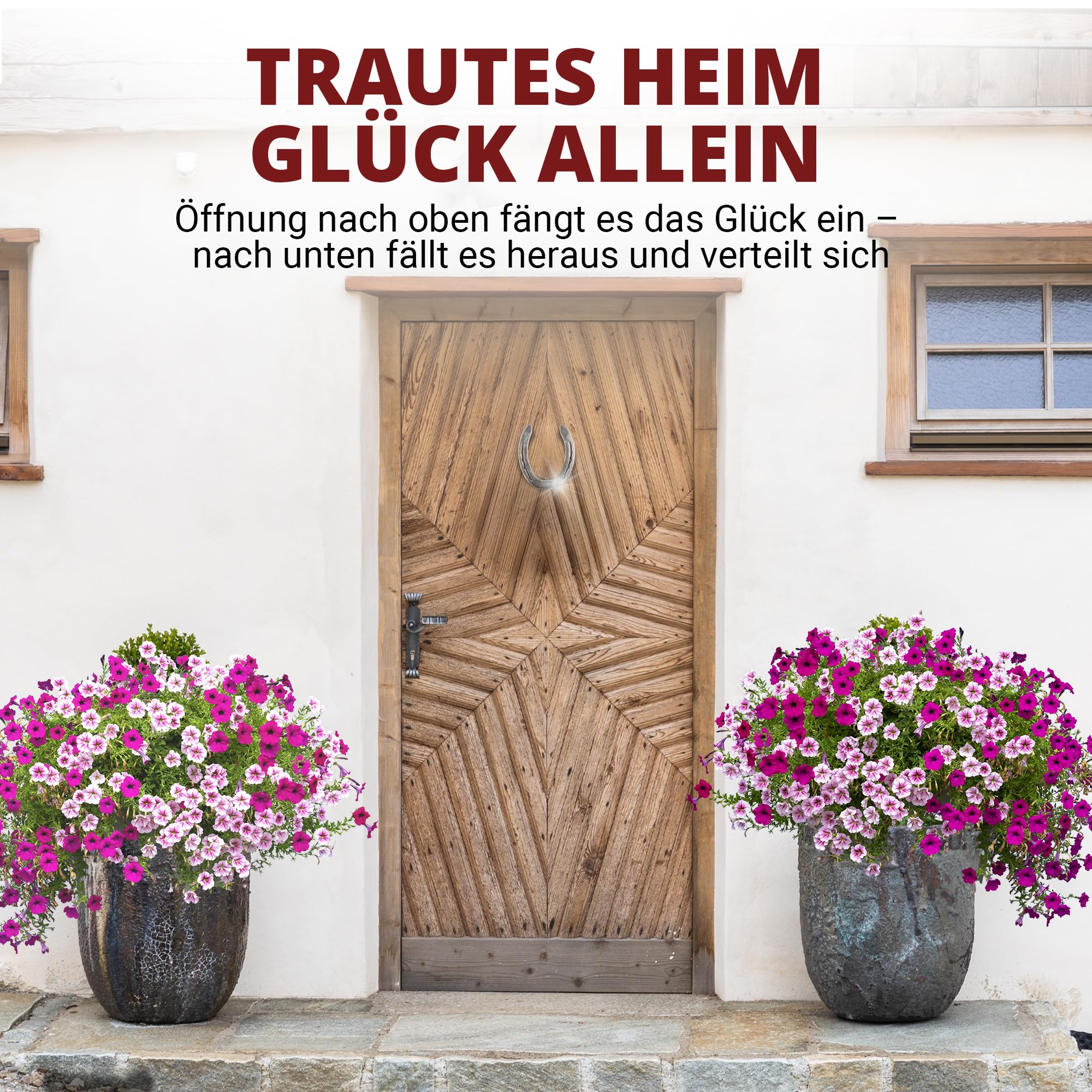 PURAJA Hufeisen Geschenk | Echtes getragenes Hufeisen | Glücksbringer zum Geburtstag, Einzug, Richtfest, zur Hochzeit, Taufe oder Geburt | Original inkl. Echtheitszertifikat
